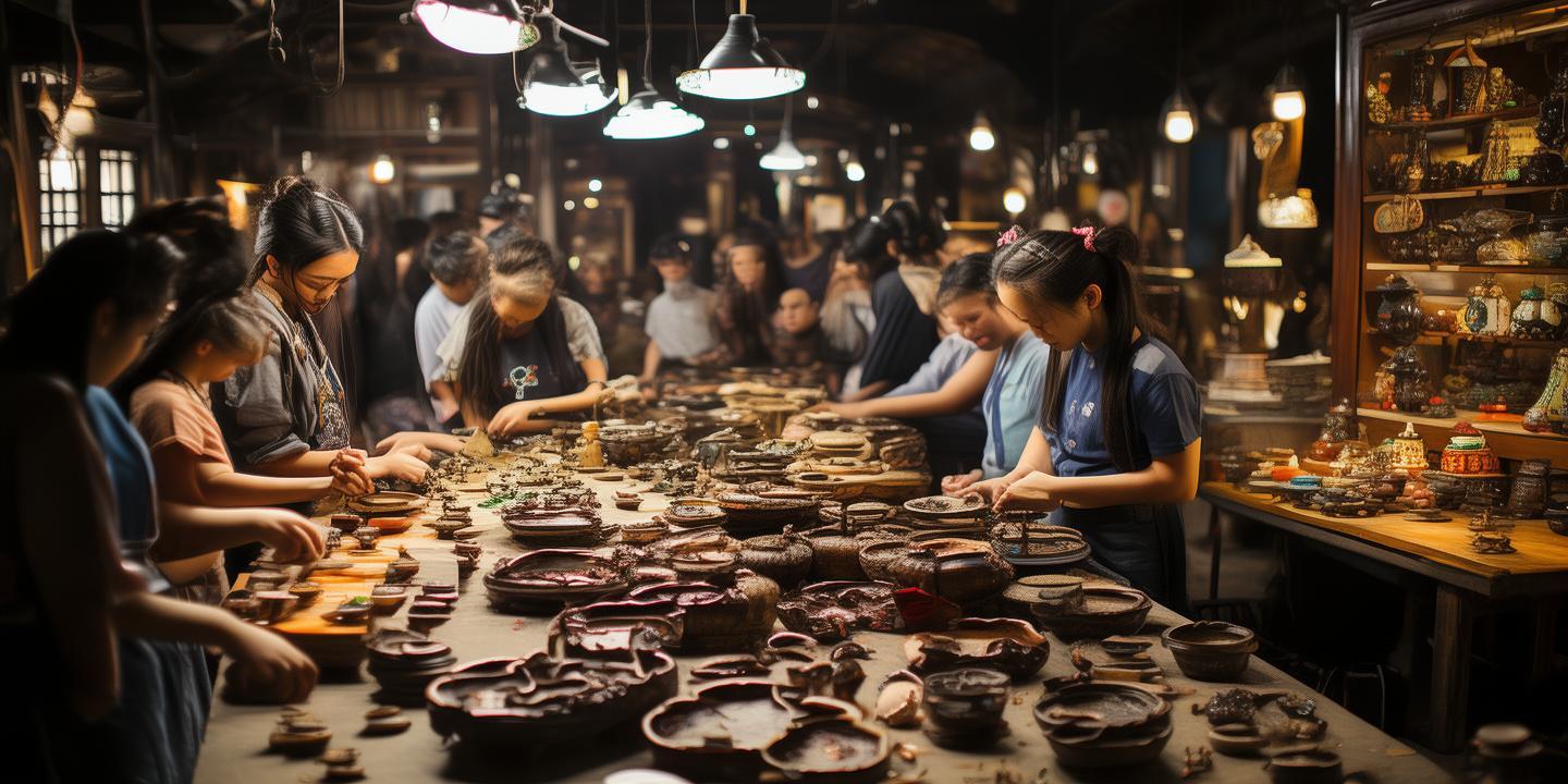 北魏漆器制作工坊重现,每日接待研学团队超20组,传承千年技艺焕发新生